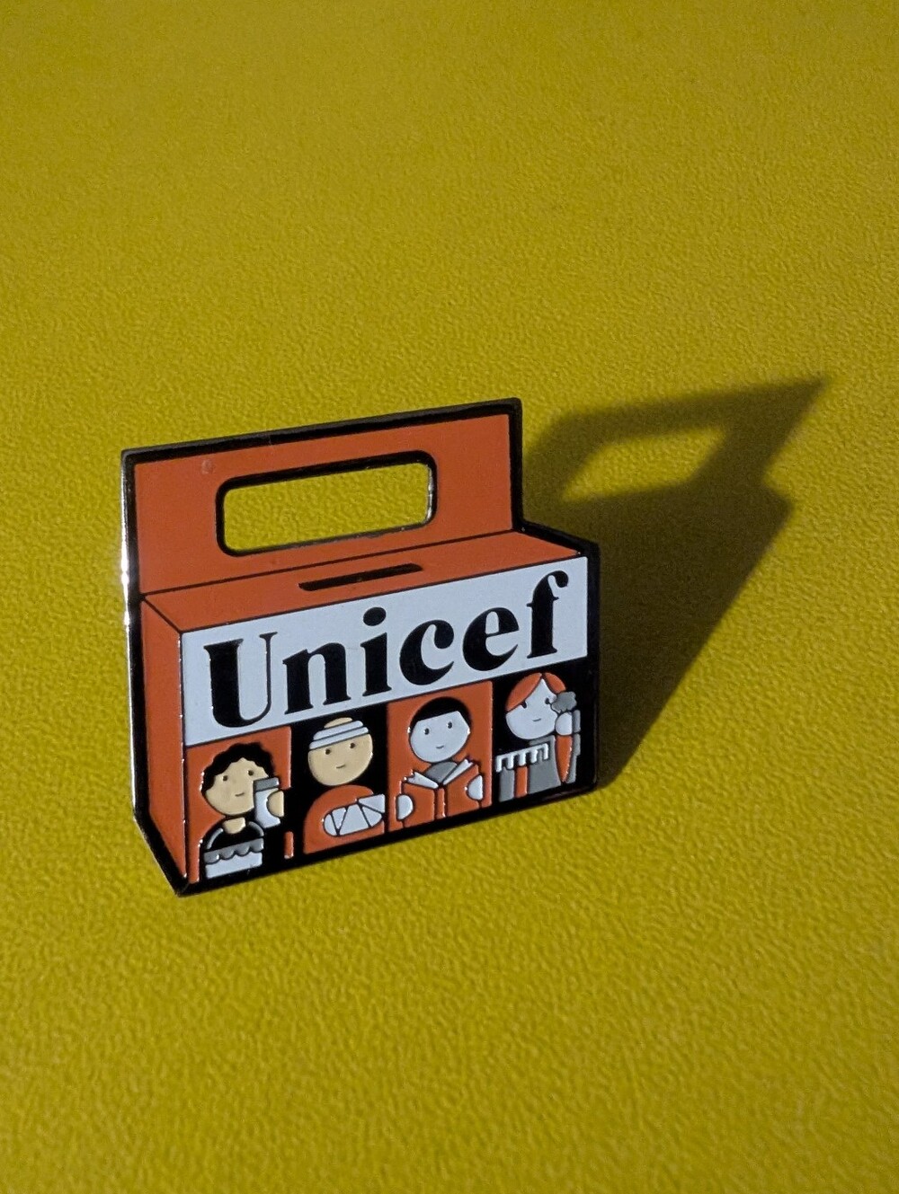 Unicef Halloween Donation Box Enamel Pin 🎃